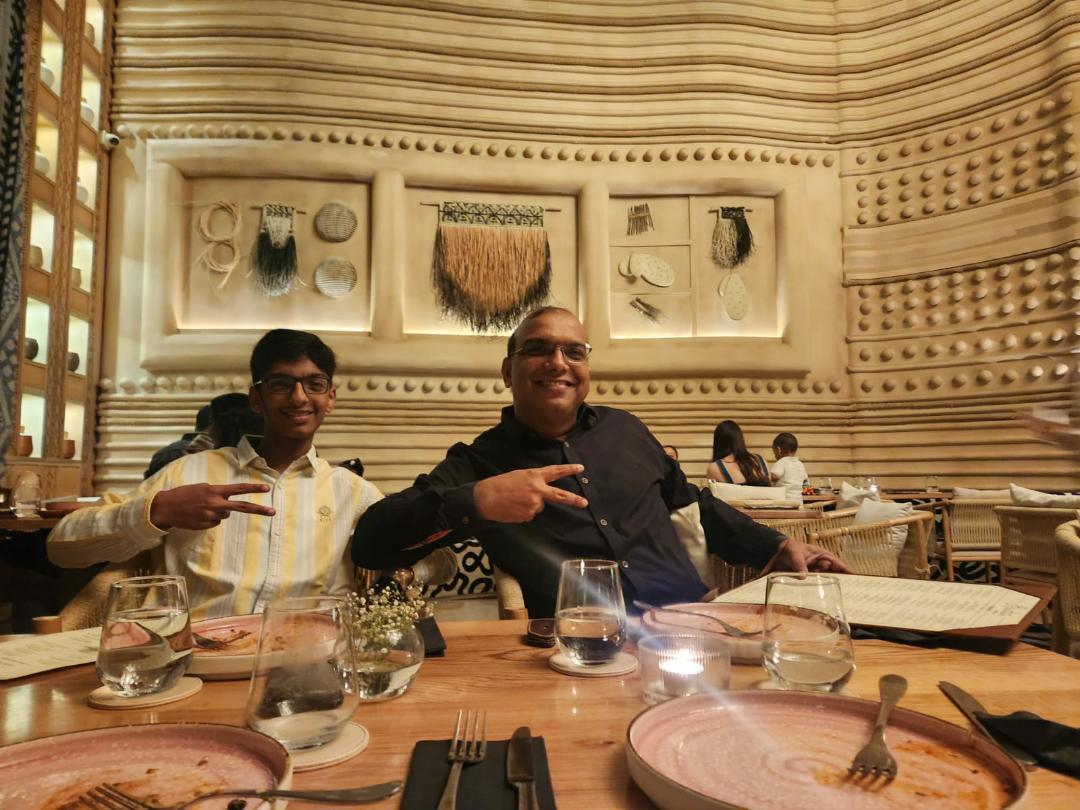 Dinner out together